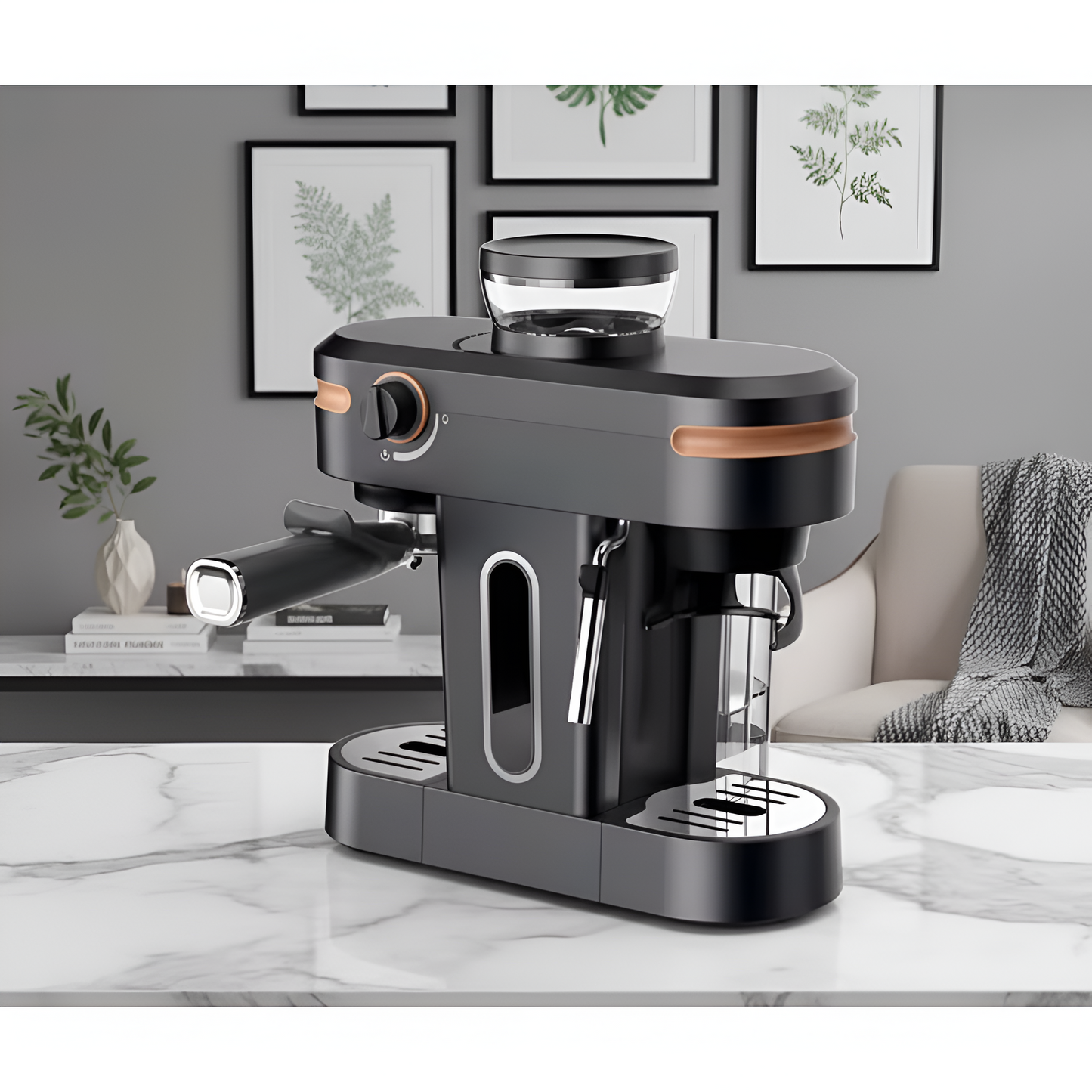 Vork AeroEdge Titanium 20-Bar Espresso Machine